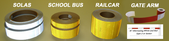 oralite School Bus SOLAS RGA reflective tape
