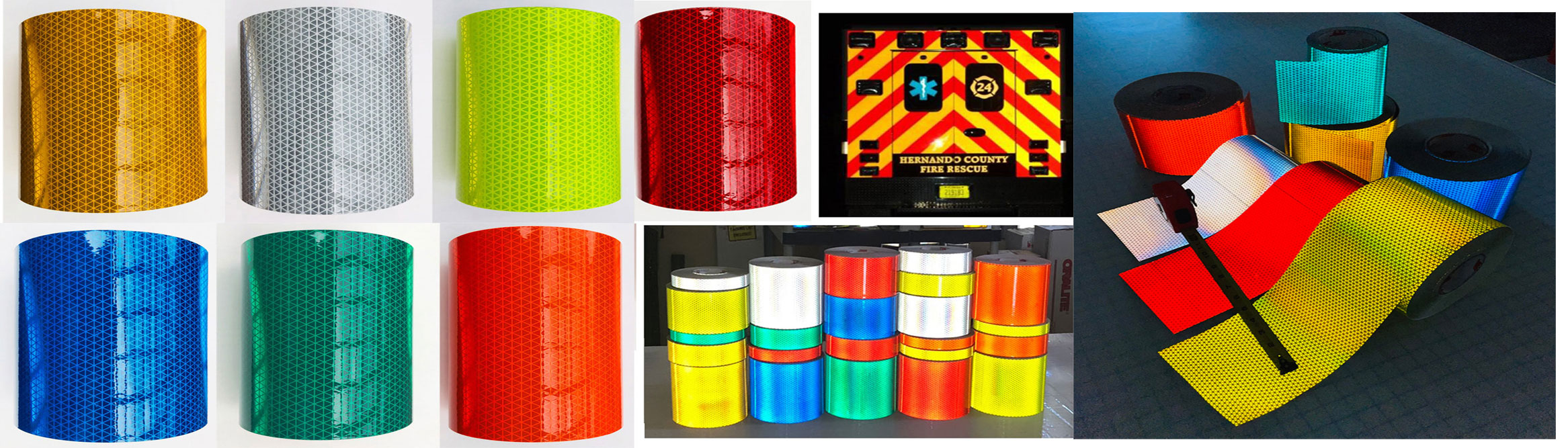 Oralite fluorescent lime red v98 conformable reflective tape