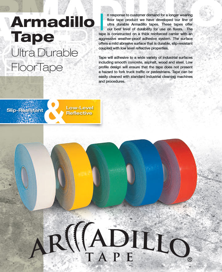 Armadillo Blue High Performance Asphalt Tape for Handicap and Color Coding 