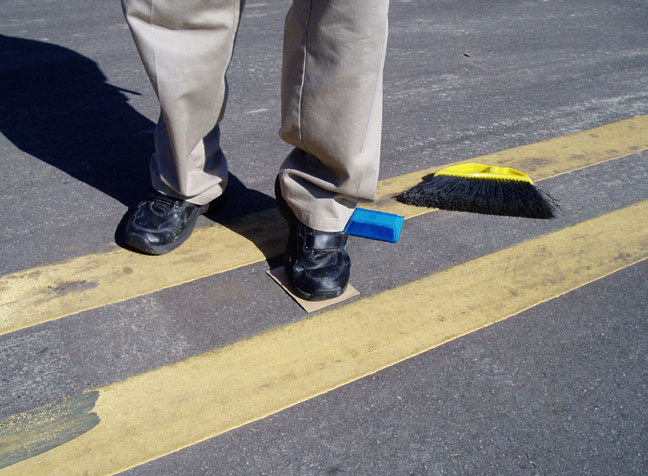 pavement marker adhesive pads