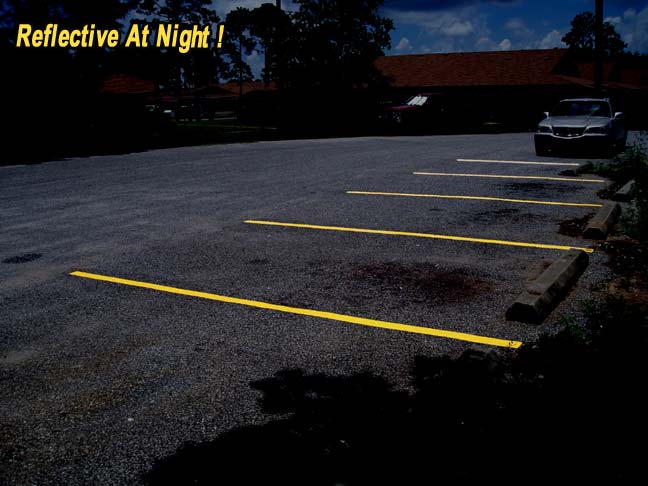 parking lot striping tape aluminum